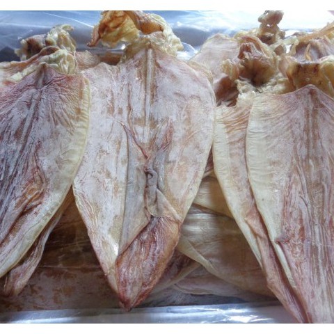 2 con mực siêu bự siêu dày siêu ngọt