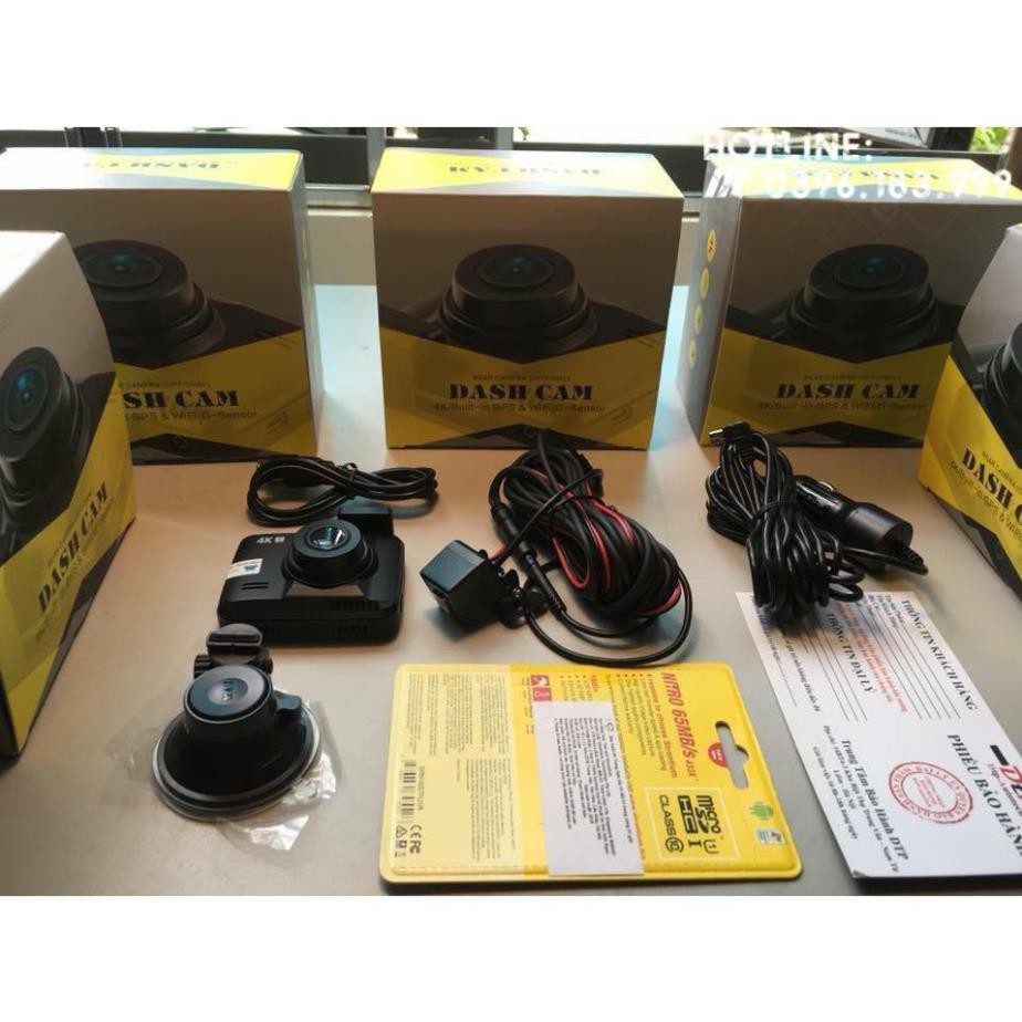 [Giảm giá]  Camera hành trình DashCam W8 4K Wifi | BigBuy360 - bigbuy360.vn