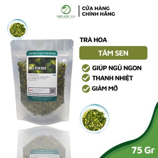 Tâm sen khô ( trà tim sen ) hàng loại 1 thượng hạng - Giúp Dễ Ngủ_Ngủ Ngon - Loại Đẹp 80Gr
