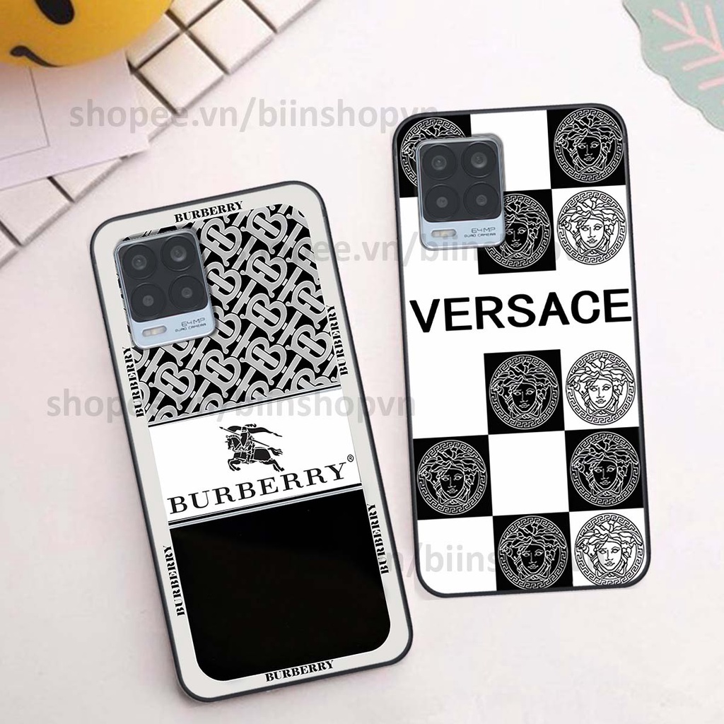 Ốp Realme 8 in hình các thương hiệu nổi tiếng siêu đẹp, thời trang cá tính