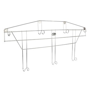 giá cài treo xoong nồi inox loại dày tặng kèm cọ xoong