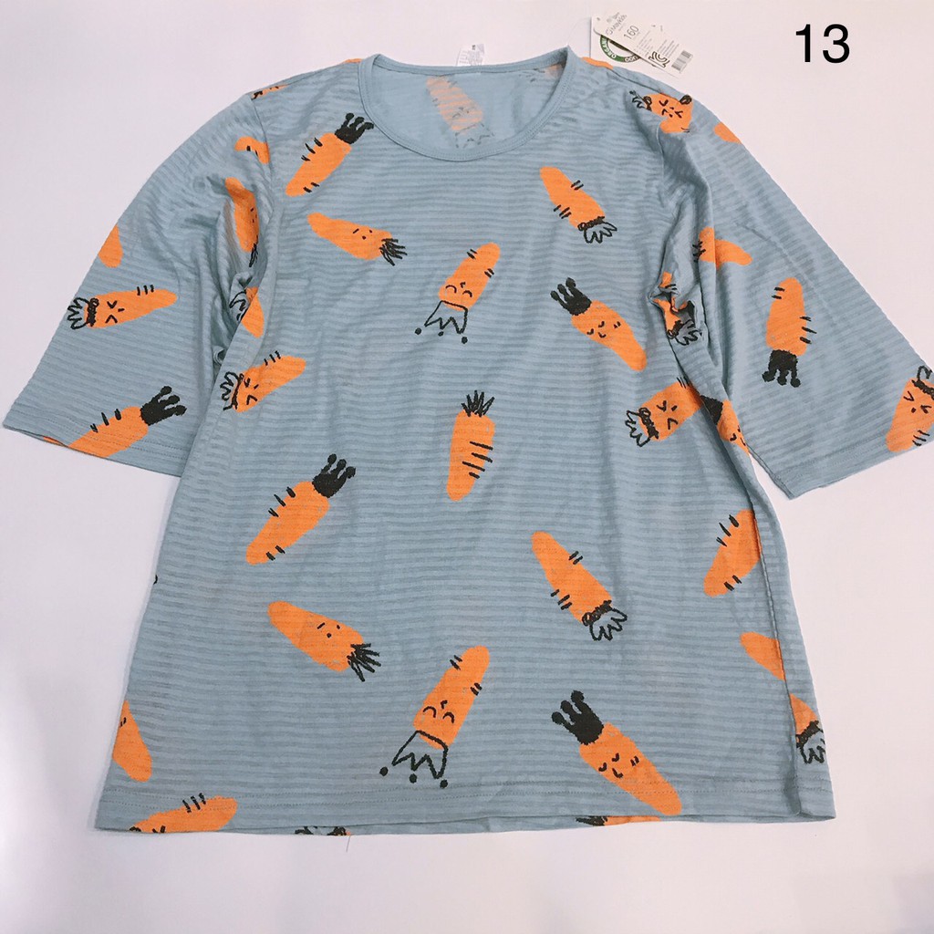 [Organic cotton] Áo tay lỡ  size 160 (40-46kg) cotton giấy May-kids xuất Hàn