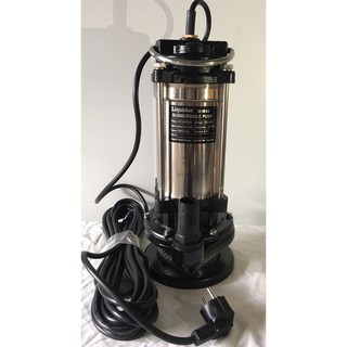 Bơm chìm QB-16-0.5 thân INOX 0.5hp-0.37kw- 1 pha hiệu LIQUIDUS, TECHRUMI ren trong ống 34mm , nối ống 25mm