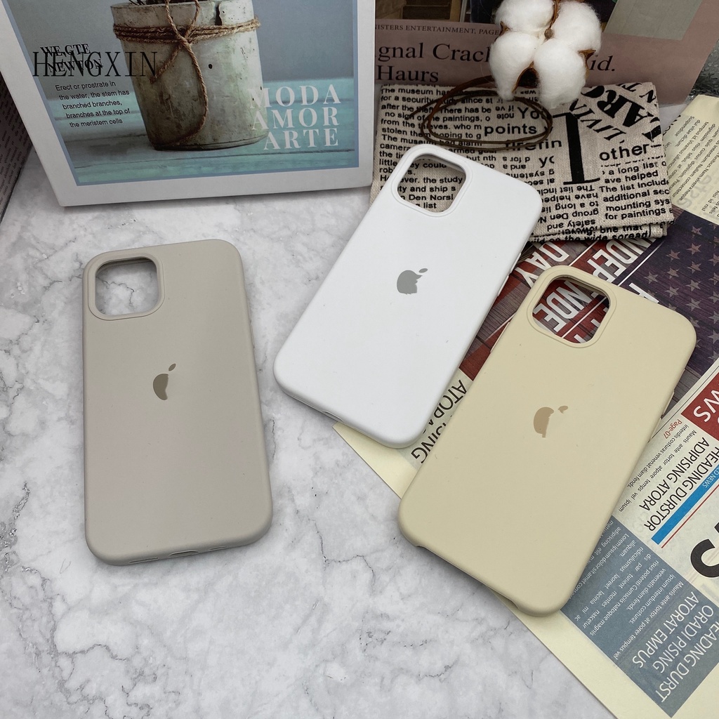 Ốp điện thoại silicon màu trơn cho iPhone7 8 7p 8p x xs xr xsmax 11 11promax 12 12promax 13 13PRO MAX | BigBuy360 - bigbuy360.vn