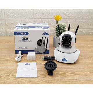 Camera IP Vitacam C780 3.0Mpx 3 Angten- Hàng Chính Hãng bảo hành 24 tháng