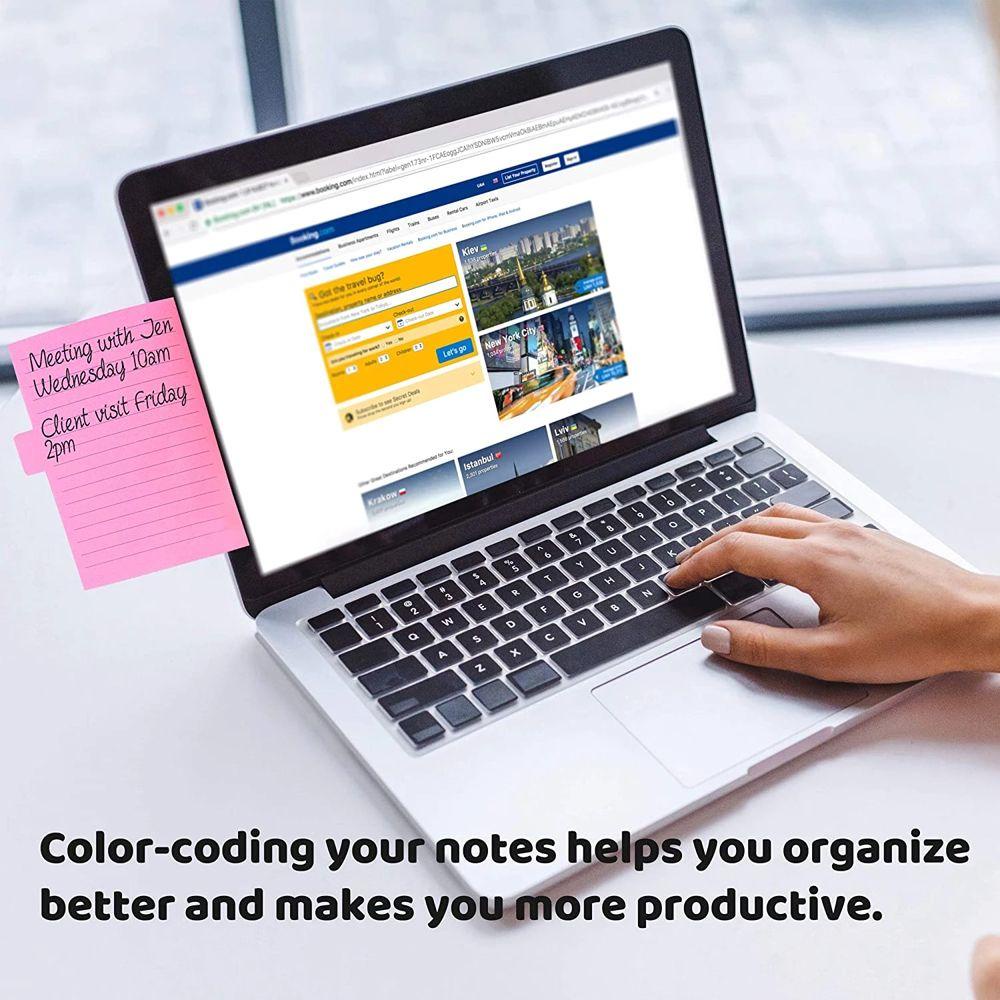 Giấy Dán Ghi Chú Tự Dính Dùng Lên Kế Hoạch Tiện Dụng