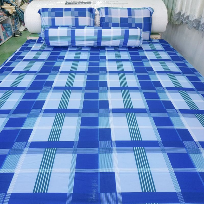 Ga giường lẻ thun lạnh Việt Nam cao cấp Kẻ sọc ( Đủ kích thước, không áo gối) | BigBuy360 - bigbuy360.vn