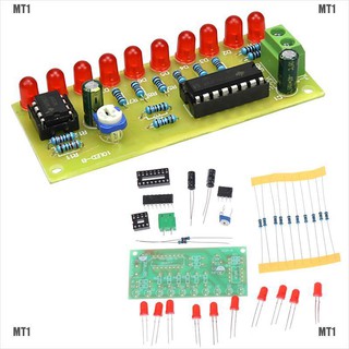 Bộ Mạch Đèn Led Ne555 + Cd4017 Pcb Tự Lắp Ráp 1