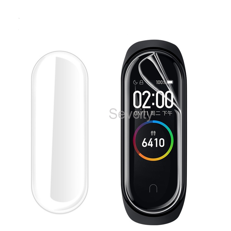 10 / 5 Miếng Dán Tpu Bảo Vệ Màn Hình Cho Miband 5