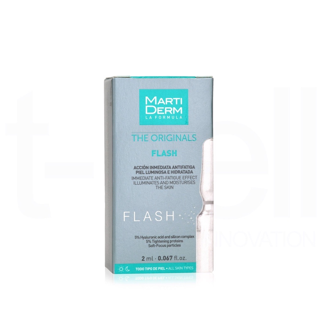 Ampoule Dưỡng Ẩm, Làm Sáng Da & Giảm Mệt Mỏi Tức Thì MartiDerm The Originals Flash