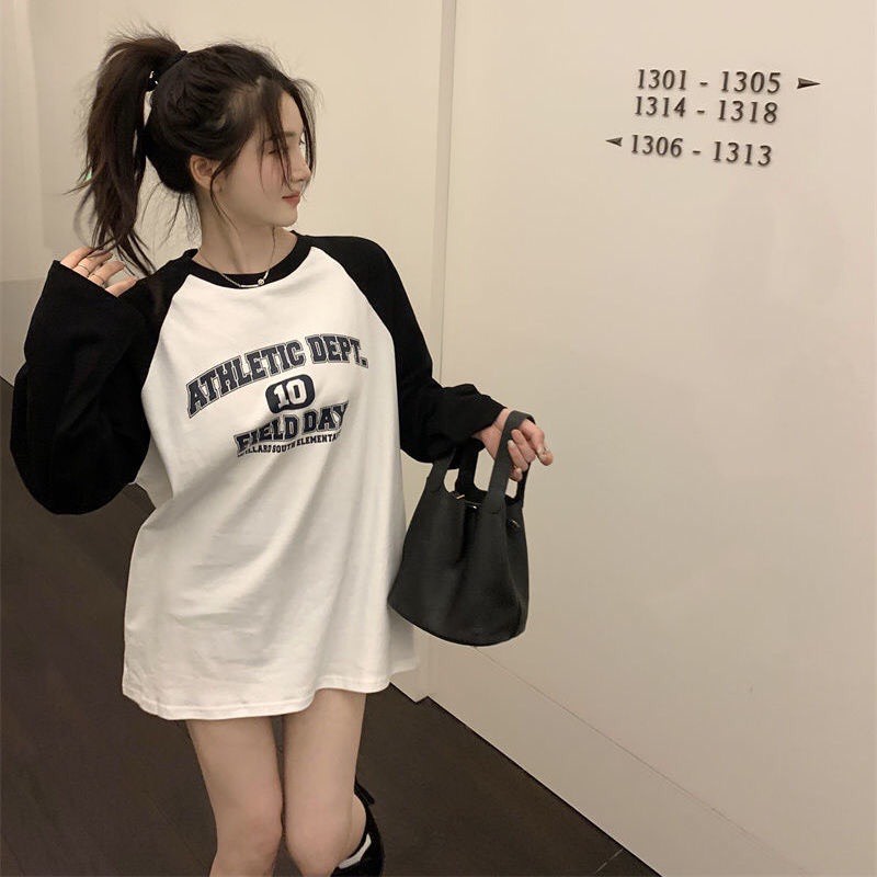 Áo Thun thu đông Athlentic, Áo thun Unisex from rộng, chất áo dày, thiết kế phong cách thời trang cá tính - MODY