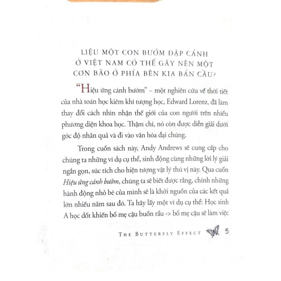 Sách - Hiệu ứng cánh bướm Tặng Kèm Bookmark