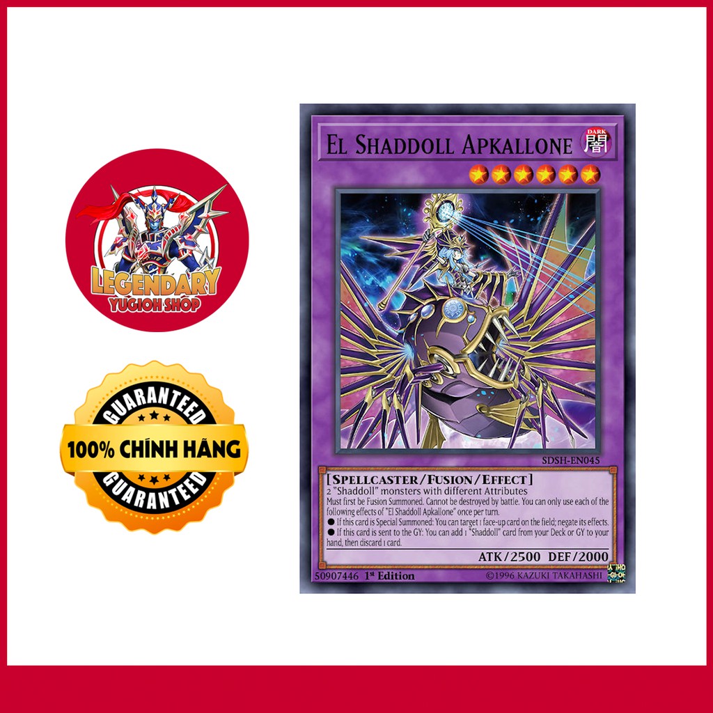 EN]Thẻ Bài Yugioh Chính Hãng] El Shaddoll Apkallone