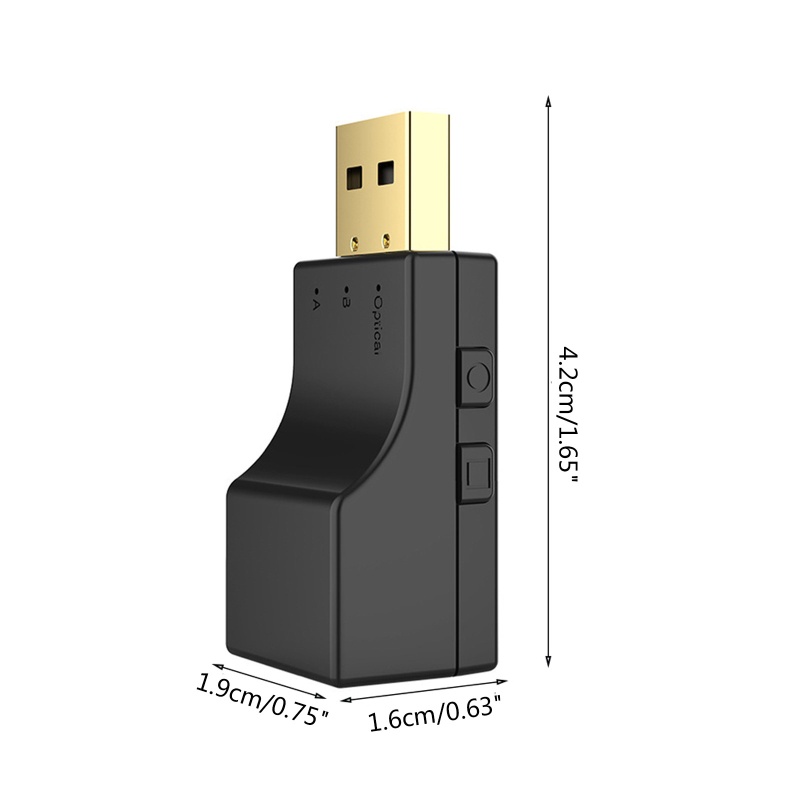Bộ ChuyểN ĐổI USB + SPDIF BT5 0 2 Trong 1 Cho Loa 2 CáI