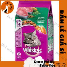 [Rẻ vô địch] [Có sẵn] Thức ăn mèo lớn Whiskas Tuna Fish 1kg2 - Cá Ngừ