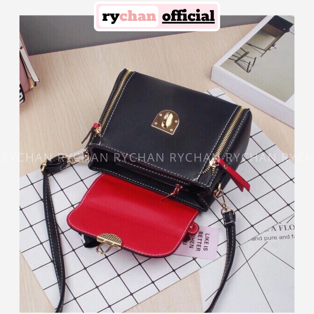 Túi Công Sở Nữ Cầm Tay Da Mềm Kèm Dây Đeo Chéo Giá Rẻ -RY251