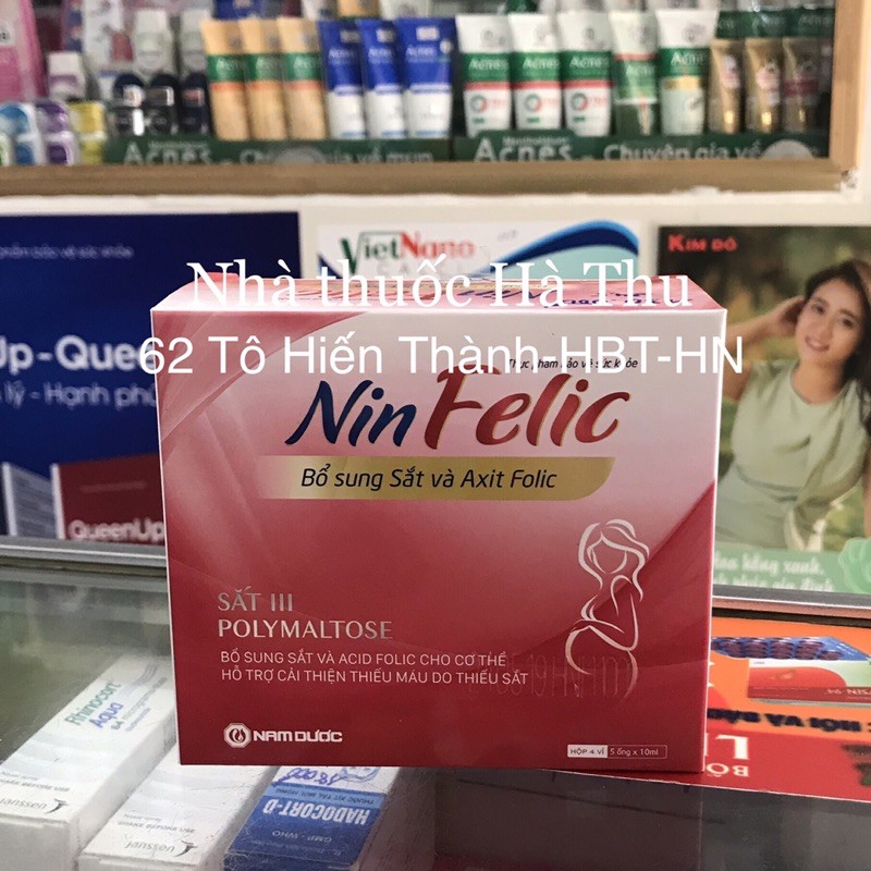 NinFelic - Bổ sung Sắt & Axit Folic