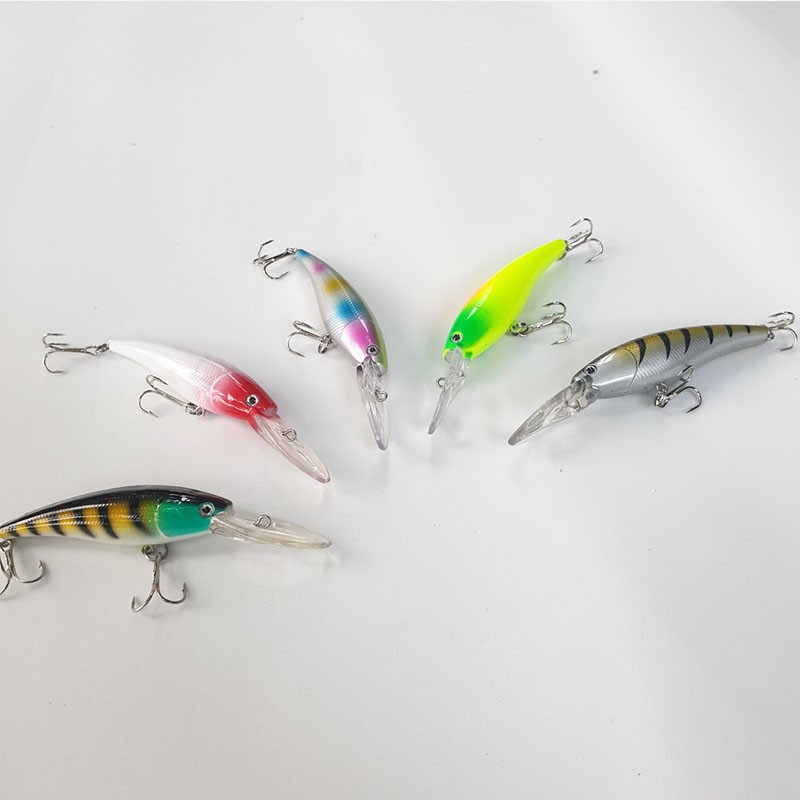 Mồi câu lure cá giả 9cm 7g mồi lure cá lóc, nhiều màu sắc,mua 5 con tặng hộp đựng M11