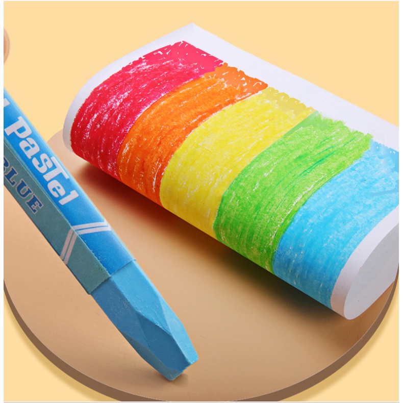 Bút Sáp Dầu COLOR OIL PASTEL Chuẩn Màu Không Độc Hại 12/18/24/36 Màu