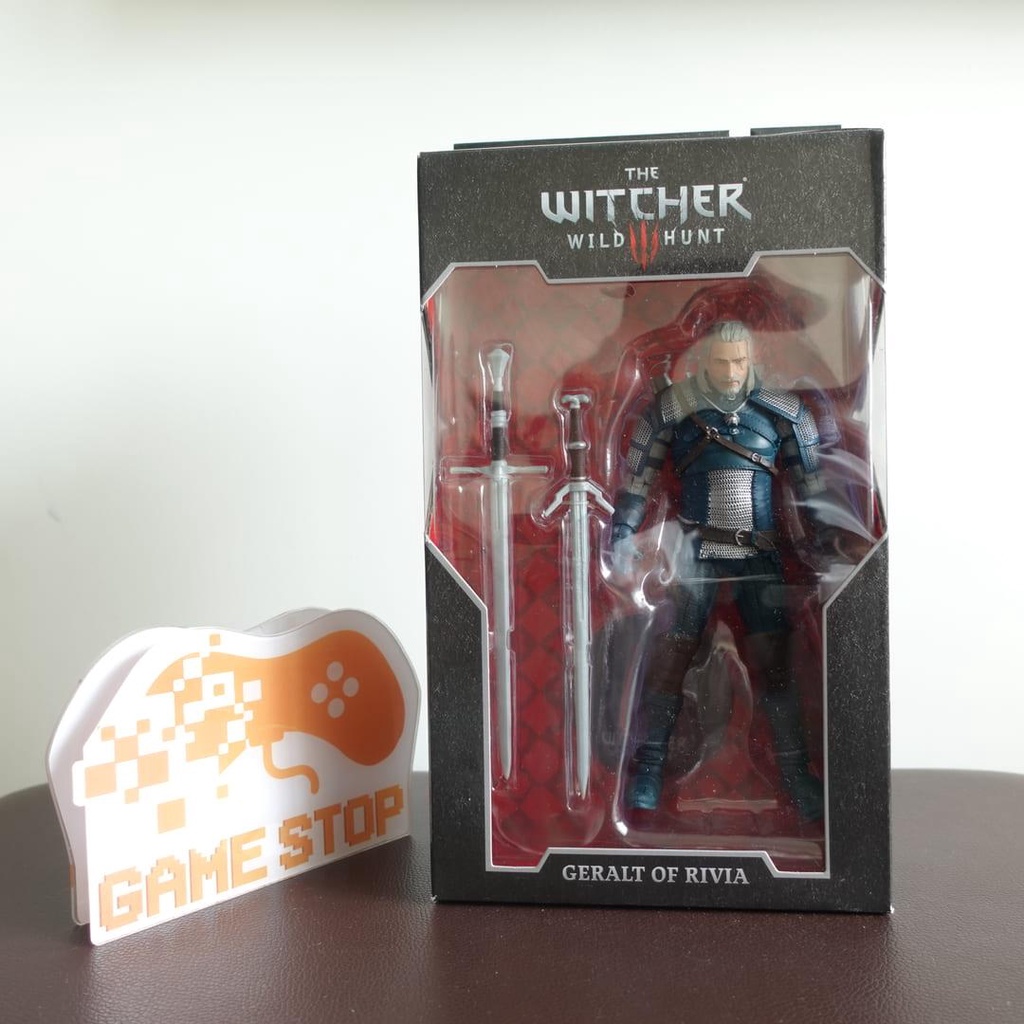 Mô hình The Witcher Geralt of Rivia 18cm Viper Armor McFarlane Nhựa PVC, ABS Mô hình có khớp Chính hãng Mỹ TWMF06