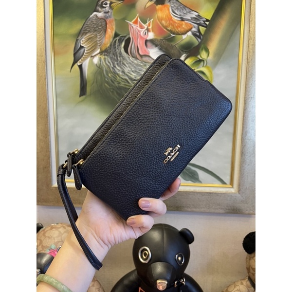 Ví Coach Double Zip -hàng chính hãng