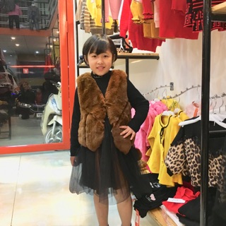 Set váy lông trẻ em