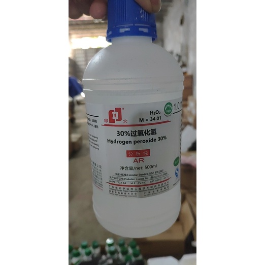 Oxy già 30% H2O2 chai 500ml hydrogen peroxide 30%