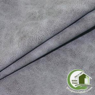 Vải da simili pvc - vải pu - vải giả da - màu xi măng, bê tông