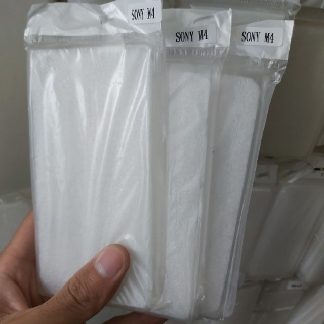 Bộ 3 ốp dẻo silicon cho sony M4 aqua