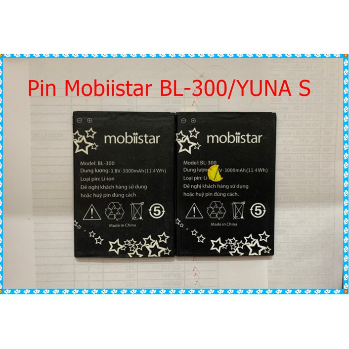 Pin Mobiistar BL-300.YUNA S