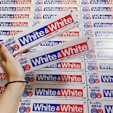[Mã COSHOT03 giảm 10% đơn 350K] Kem Đánh Răng White & White Lion 150g - Nhật | WebRaoVat - webraovat.net.vn