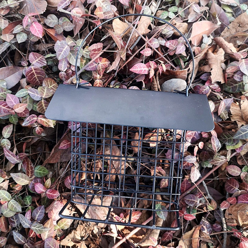 Dụng Cụ Cho Chim Ăn Bằng Kim Loại Có Móc Treo Tiện Dụng