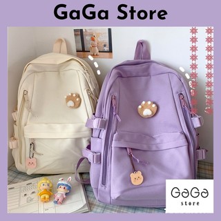 Cặp sách nữ đi học, balo ulzzang hàn quốc basic 2dkd kekemi.