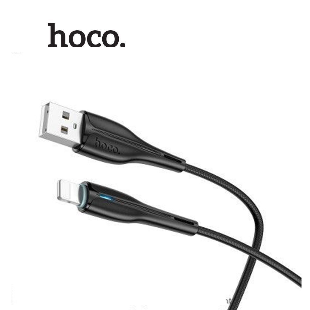 Cáp sạc nhanh 3A Hoco DU23 cho iphone dài 1m dây dù siêu bền dành cho Smartphone