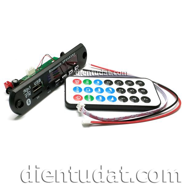 Mạch MP3 bluetooth - remote hồng ngoại
