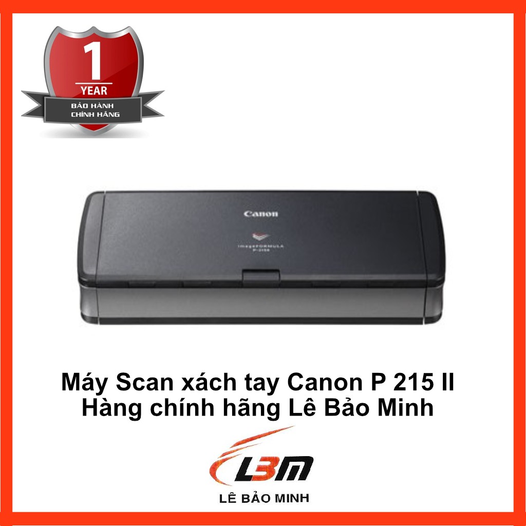 Máy Scan xách tay Canon P 215 II ( 2 mặt) - tốc độ cao