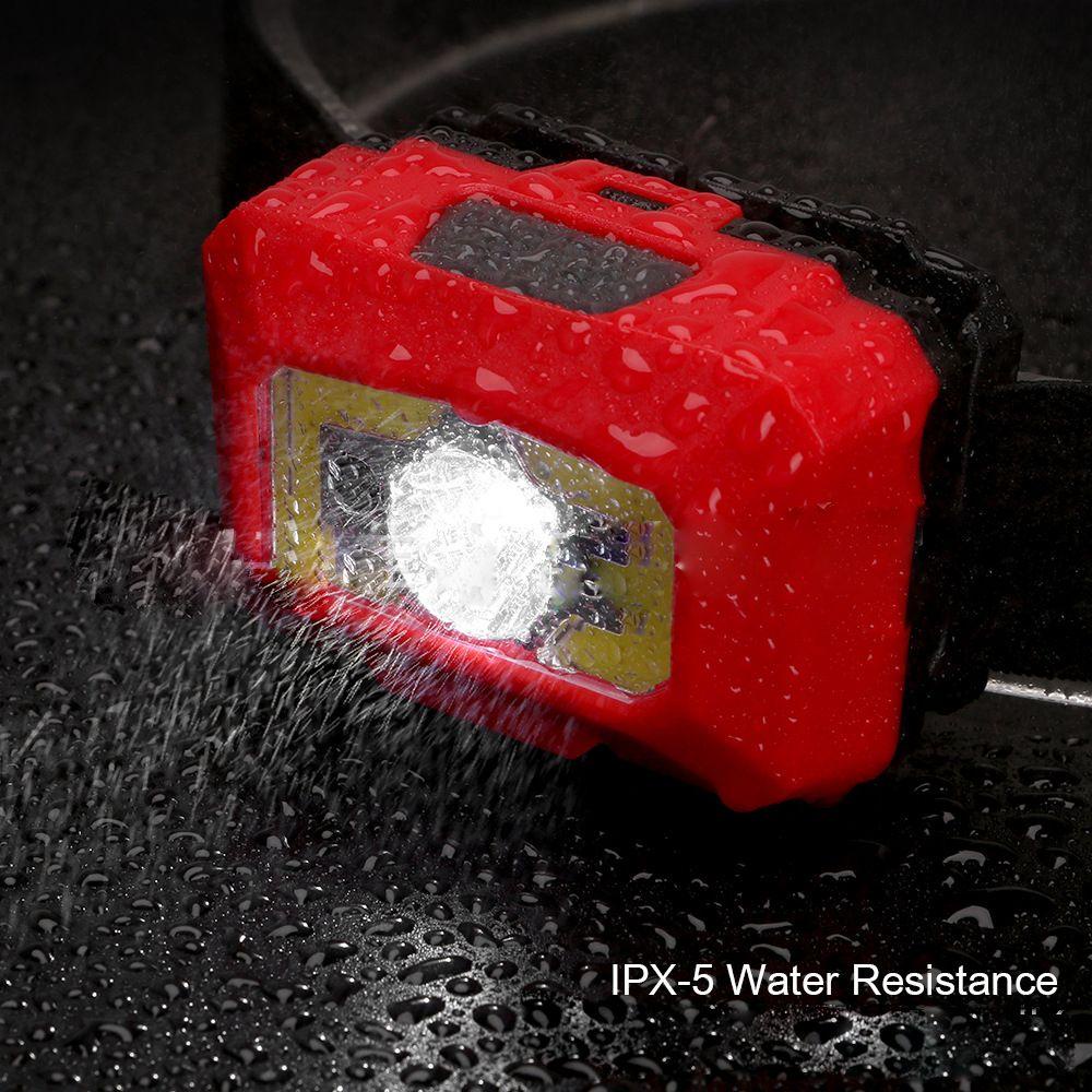 LAKAMIER Đèn Đeo Đầu 5 Tốc Độ Ánh Sáng Xanh Hai Trong Một Dùng Khi Đi Xe Đạp / Leo Núi