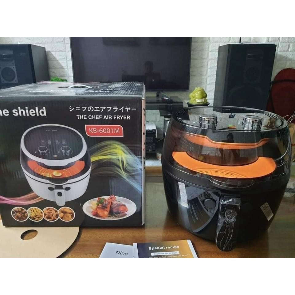 Nồi chiên không dầu NINESHIELD dung tích 8 lít,10 lít, 10,5 lít, 12 lít chính hãng