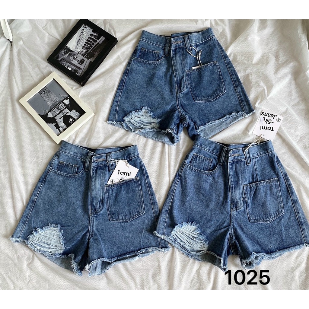 Quần short jean nữ rách size đại từ 40kg đến 75kg mẫu quần short rách lưng cao hàng VNXK thời trang bigsize 2KJean