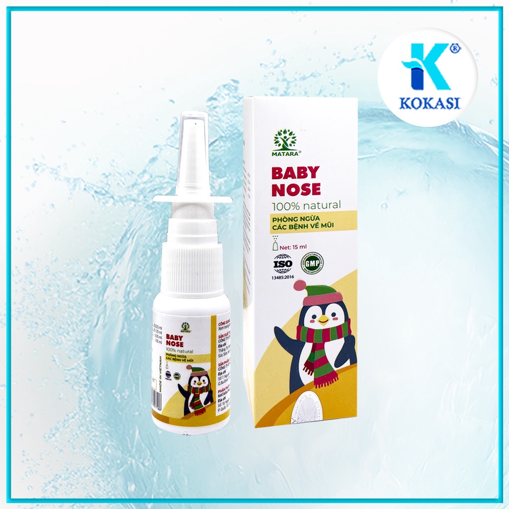 BABY NOSE - Xịt vệ sinh mũi và phòng ngừa các bệnh về hô hấp