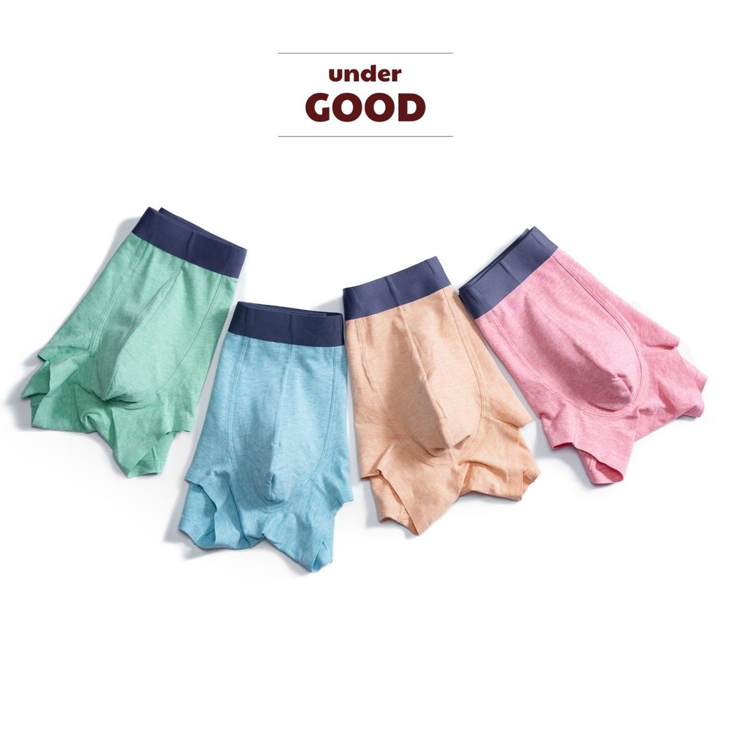 [Thanh lý lẻ size] Quần lót Boxer nam mùa hè vải Cotton tinh khiết, Quần sịp đùi thời trang 2021/ UnderGOOD