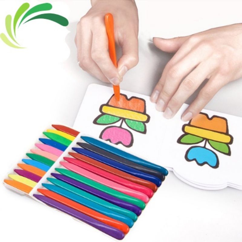 BỘ 24 MÀU HỮU CƠ TẬP VẼ CHO BÉ - AN TOÀN CHO BÉ