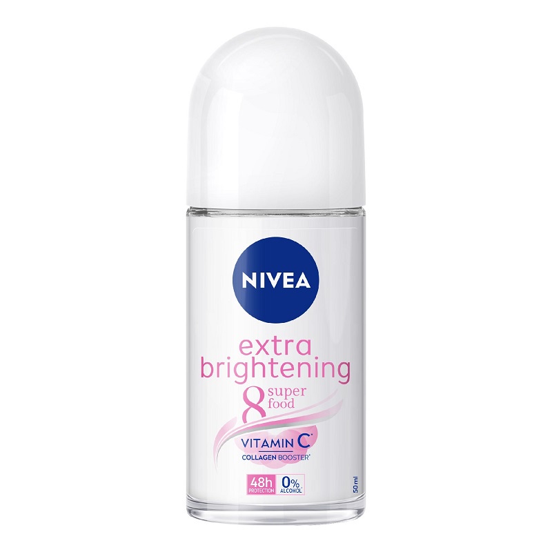 Lăn Serum Ngăn Mùi NIVEA trắng mịn hương hoa, Không Làm Ố Vàng Áo 25ml - 50ml