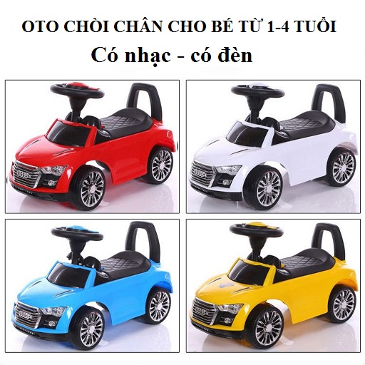 Ô tô chòi chân Audi cho bé từ 1-4 tuổi.Có nhạc có đèn ,hàng đẹp