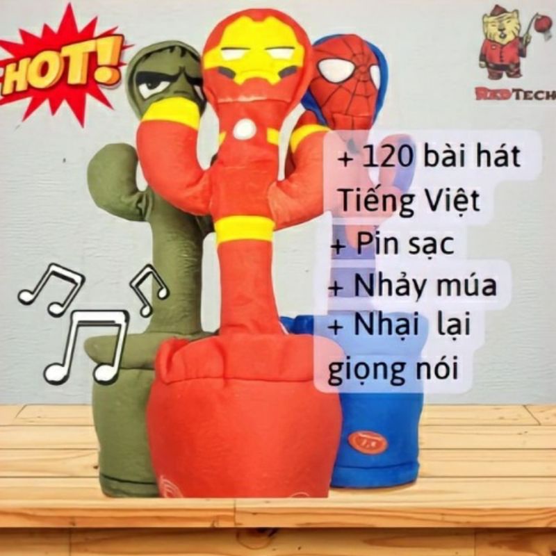 Siêu nhân biết nói nhạy giọng, nhảy múa hát 120 bài hát cho bé