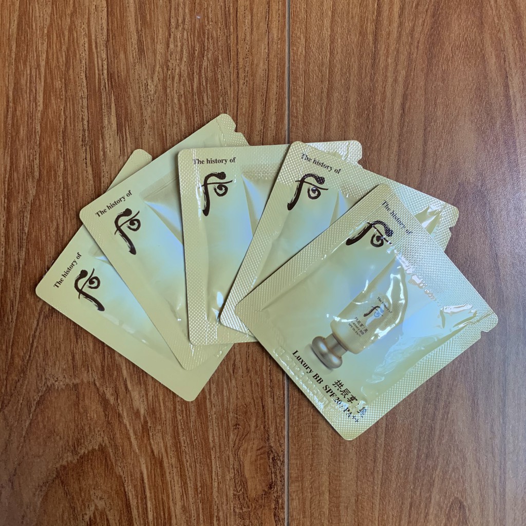 Gói kem nền trang điểm đa năng Whoo Luxury BB SPF20/PA++