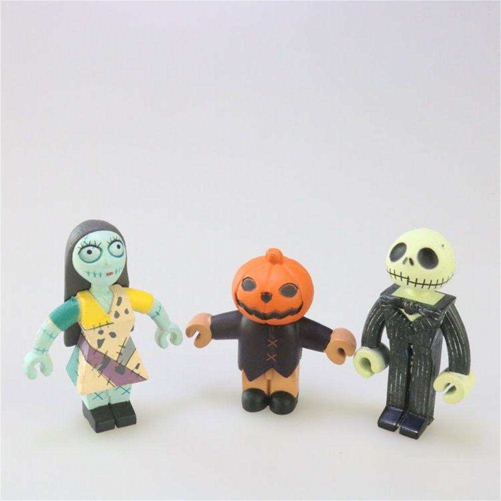 Set 7 Mô Hình Búp Bê Jack Skellington Trang Trí Bảng Điều Khiển