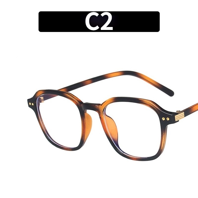 Mắt kính gọng vuông chống ánh sáng xanh thời trang Tr90