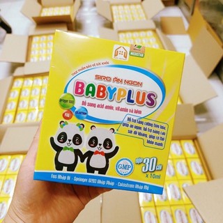 Siro ăn ngon babyplus giúp bé an ngon
