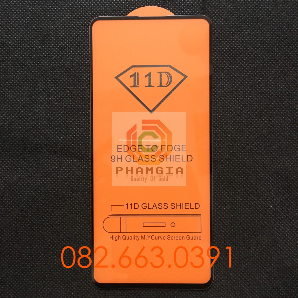 Kính cường lực Samsung Galaxy M51 Full màn Full keo, 9H bền, chuẩn